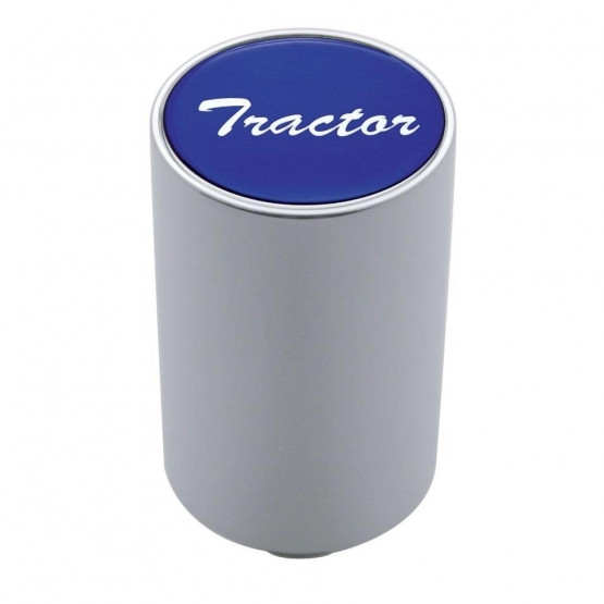 "Tractor" 3" Air Valve Knob - Blue Glossy Sticker