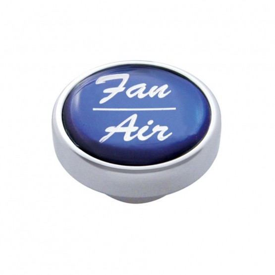 "Fan/Air" Dash Knob - Blue Glossy Sticker