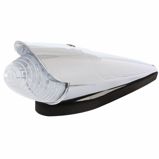 36756-UP 19 LED Beehive Grakon 1000 Cab Light Kit With Visor - Amber LED/Clear Lens