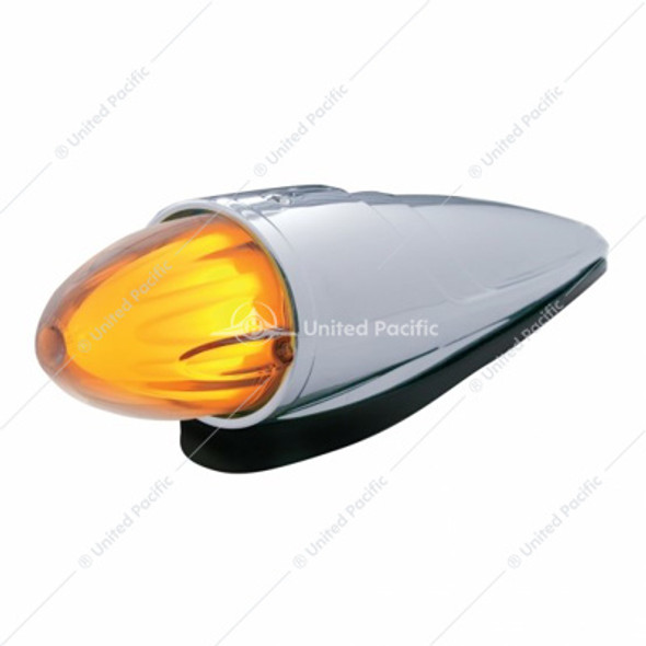 36760-UP 9 LED Dual Function GloLight Watermelon Grakon 1000 Style Cab Light Kit - Amber LED/Clear Lens