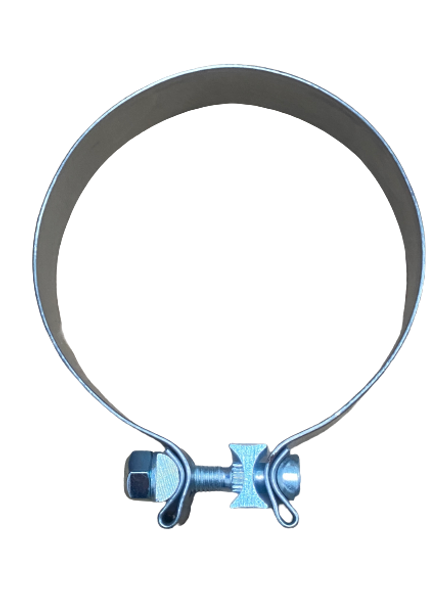 GRE-5A Grand Rock 5” 403 Polished Stainless Steel Band Clamp