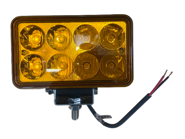RIG40597 3.5" x 6" Rectangular LED Fog Light Amber