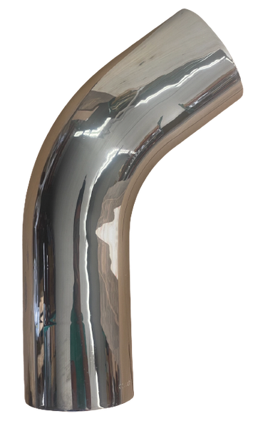 PB-13056C 5" 56 Deg Pete Chrome Elbow