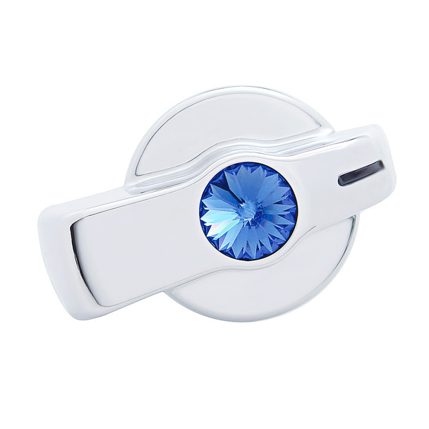 A/C Knob For Freightliner (Older Model) - Blue Crystal