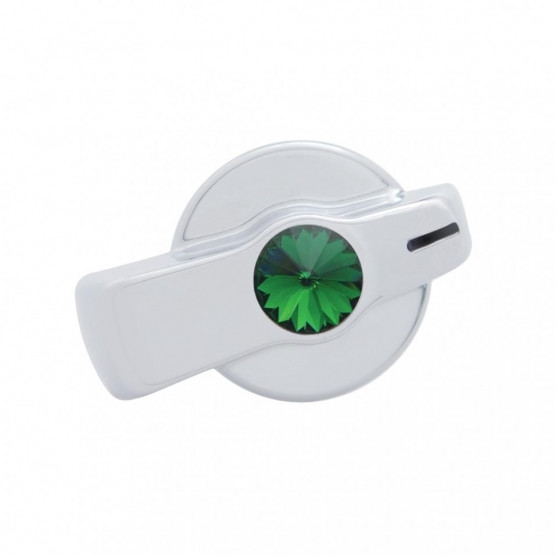 A/C Knob For Freightliner (Older Model) - Green Crystal