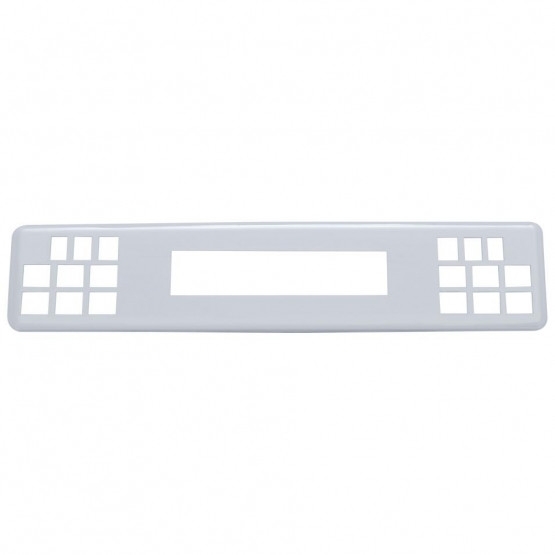 Chrome Plastic Center Dash Warning Light Panel Cover For Freightliner