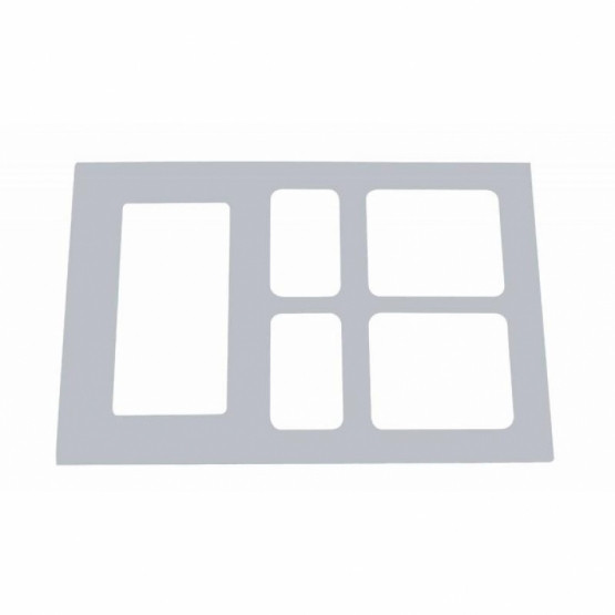 Volvo Stainless Switch Panel Trim With Gauge