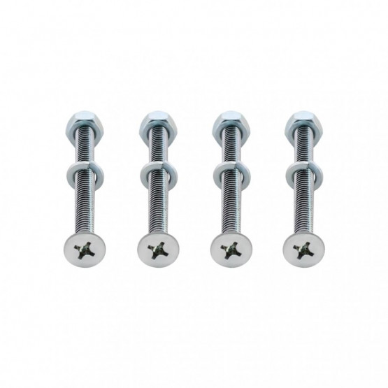 Chrome Floor Stand Mounting Hardware Only (4-Pack)
