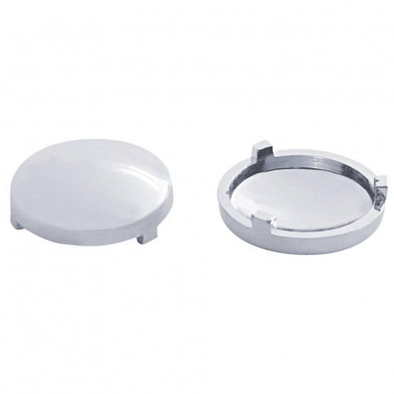 Chrome Plastic Covers For 3/4" Round Vinyl Button For Most Freightliner & International (Bulk)
