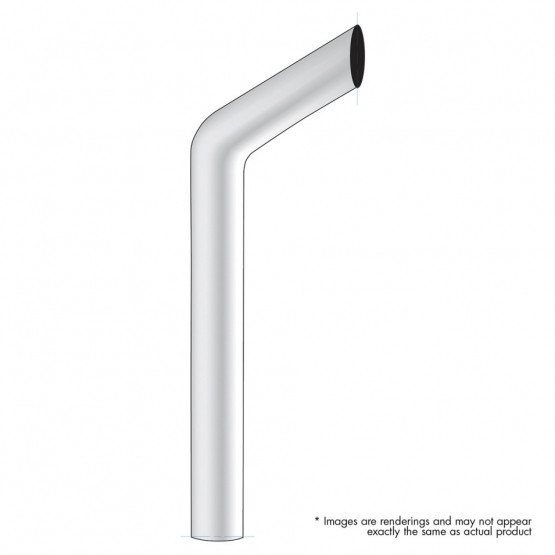 6" Bull Plain Bottom Exhaust - 108" L