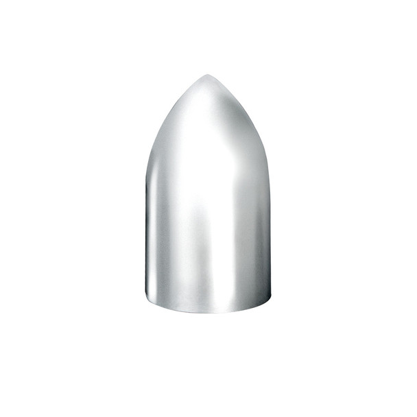 33mm X 3-7/8" Chrome Plastic Bullet Nut Covers - Thread-On (60-Pack)