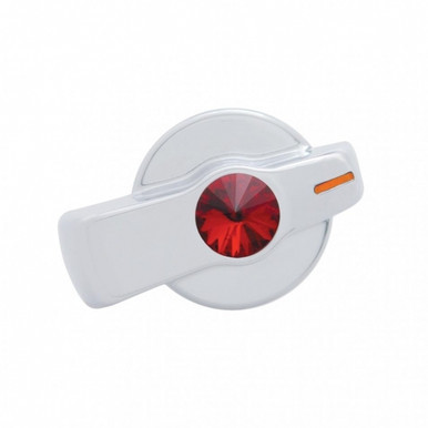 42027-UP A/C Knob (Newer Model) With Red Crystal For 2005-2010 Freightliner