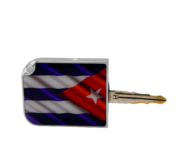 Rectangular Big Key Cover Cuba Flag