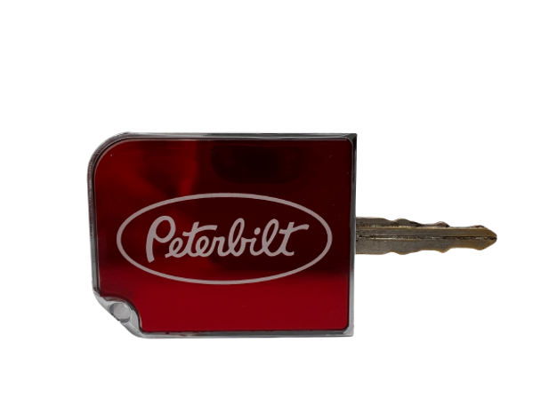 Rectangular Big Key Cover PB Oval Logo Red