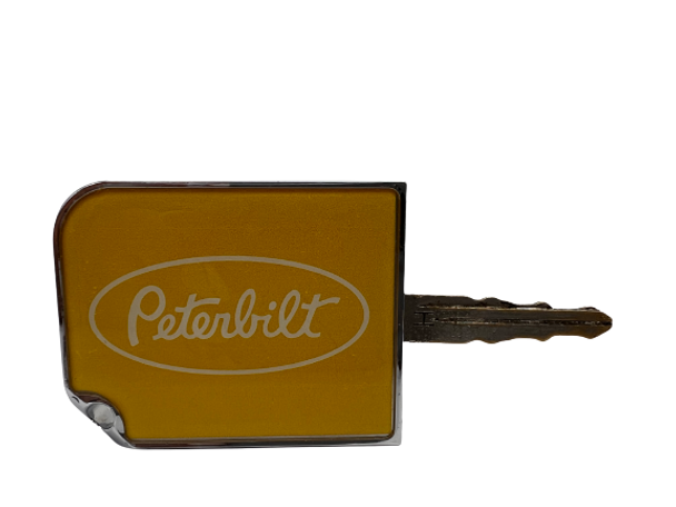 Rectangular Big Key Cover Oval PB Logo Yellow