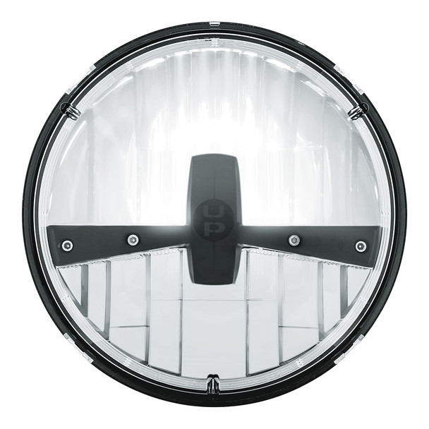 ULTRALIT - 5 High Power LED 7" Dual Function Headlight - Black