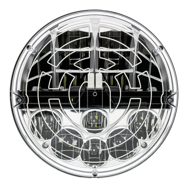 ULTRALIT - Heated 7" LED Headlight With Polycarbonate Lens & Housing