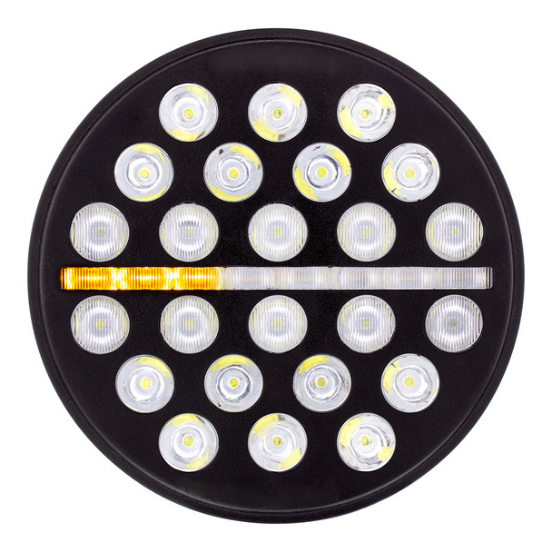 ULTRALIT - 24 High Power LED Circular Light With Dual Color LED Position Light Bar