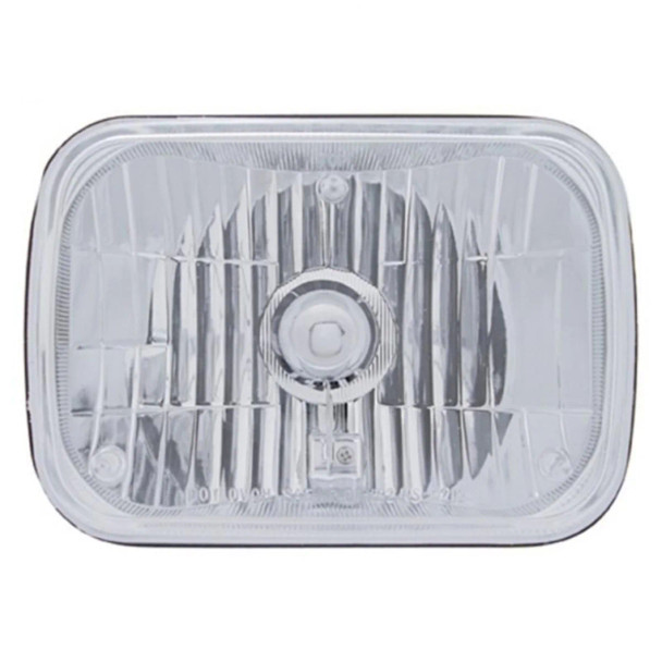 ULTRALIT - 5" X 7" Crystal Rectangular Headlight - Plastic Lens