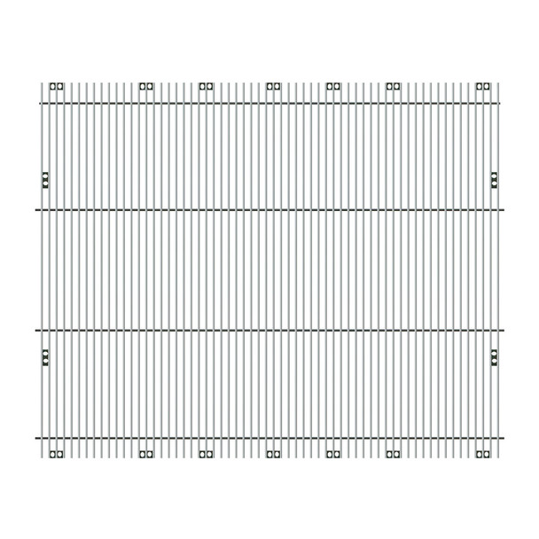 ALUMINUM BILLET STYLE GRILLE INSERT WITH VERTICAL BARS FOR PETERBILT 379 EXTENDED HOOD
