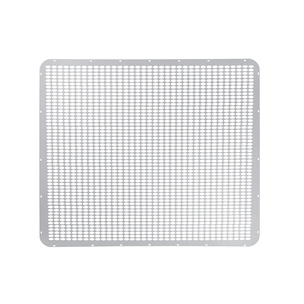 430 STAINLESS GRILLE MESH FOR PETERBILT 379 WITH EXTENDED HOOD - STRAIGHT OVAL HOLES