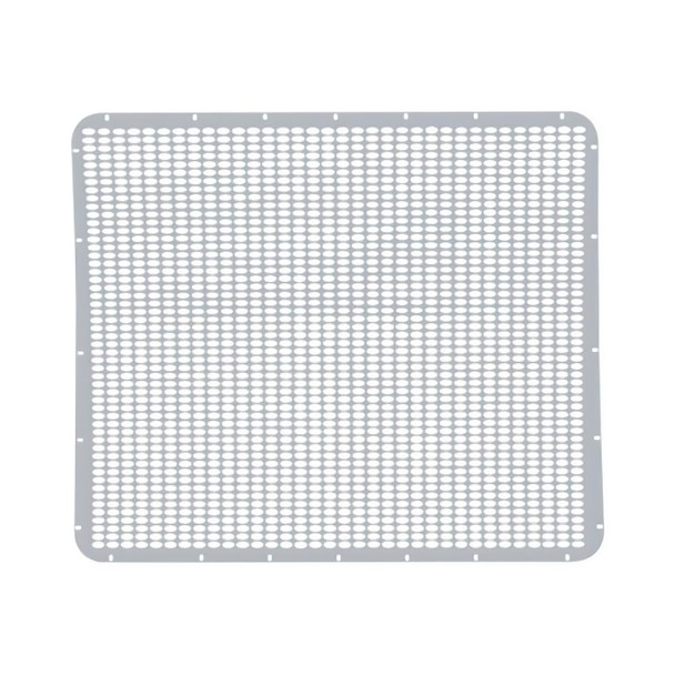 304 STAINLESS GRILLE MESH FOR PETERBILT 379 WITH EXTENDED HOOD - STRAIGHT OVAL HOLE