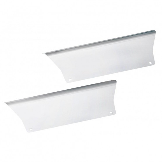 STAINLESS PETERBILT 579 BACK STEP TRIM - UPPER