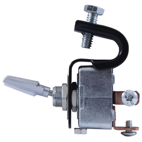 Heavy Duty Vintage Clamp-On Dash Switch, On-Off-On
