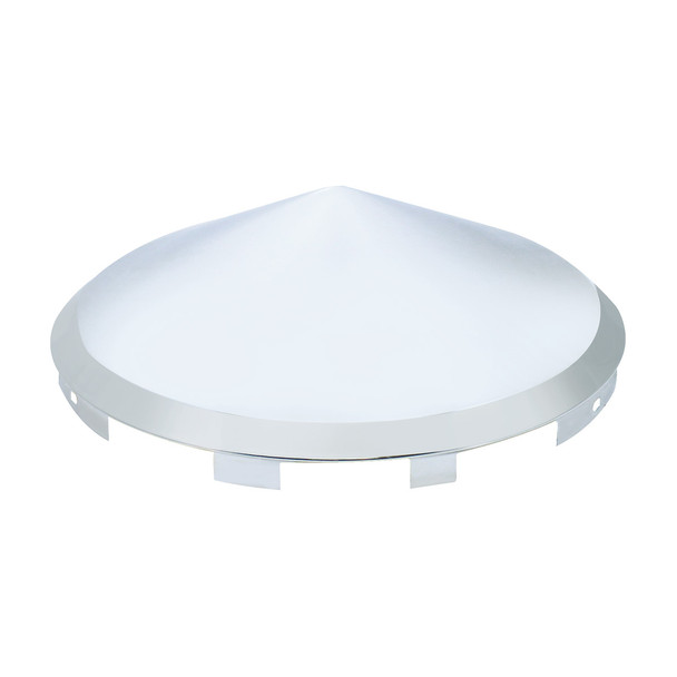 Universal Chrome Pointed Front Hubcap - 7/16" Lip