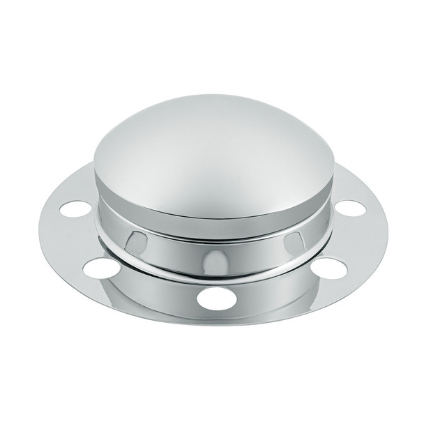 Chrome Dome Front Axle Cover 3PC Kit For Steel/Aluminum Wheel