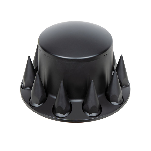 Dome Rear Axle Cover With 33mm Spike Thread-On Nut Covers - Matte Black
