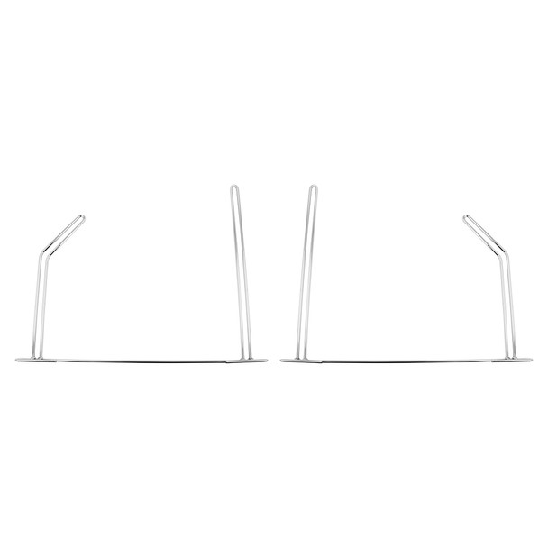 24" Chrome Angled Anti-Sail Bracket (Pair)