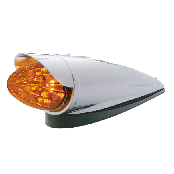 39954-UP 19 LED WATERMELON GRAKON 1000 CAB LIGHT KIT WITH VISOR - AMBER LED/AMBER LENS