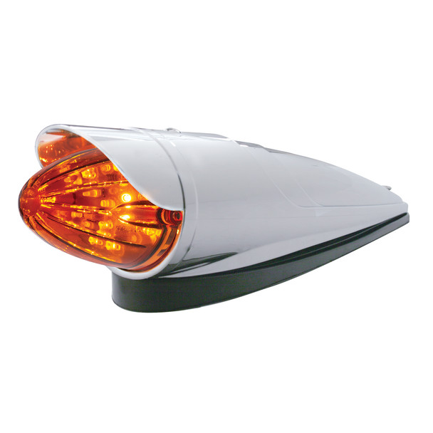 37306-UP 19 LED WATERMELON GRAKON 1000 CAB LIGHT KIT WITH VISOR - AMBER LED/DARK AMBER LENS