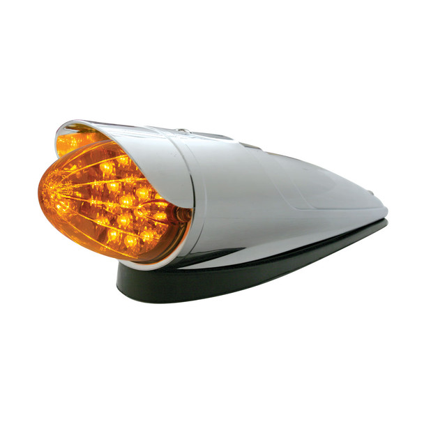 39958-UP 19 LED REFLECTOR GRAKON 1000 CAB LIGHT KIT WITH VISOR - AMBER LED/AMBER LENS