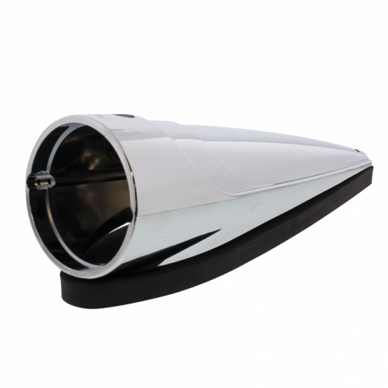 30607B-UP CHROME "COMPETITION SERIES" LED CAB LIGHT HOUSING WITHOUT VISOR FOR GRAKON 1000 STYLE LIGHT (BULK)