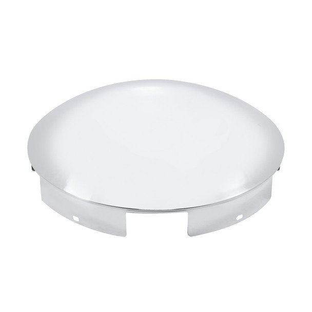 5 Even Notched Stainless Steel Dome Front Hubcap - 1" Lip
