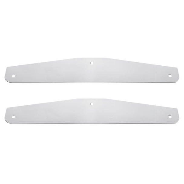 24" X 4" Stainless Steel Bottom Mud Flap Plate - Bolt Thru (Cbox/Pair)