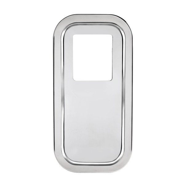 Peterbilt Stainless Steel Shift Plate Cover - Extended Hood (Bulk)