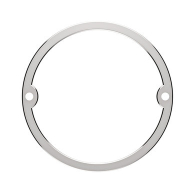 30317-UP STAINLESS STEEL LOW PROFILE CAB LIGHT BEZEL