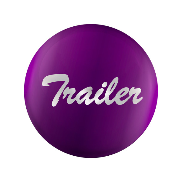 "Trailer" Glossy Air Valve Knob Candy Color Sticker - Candy Purple