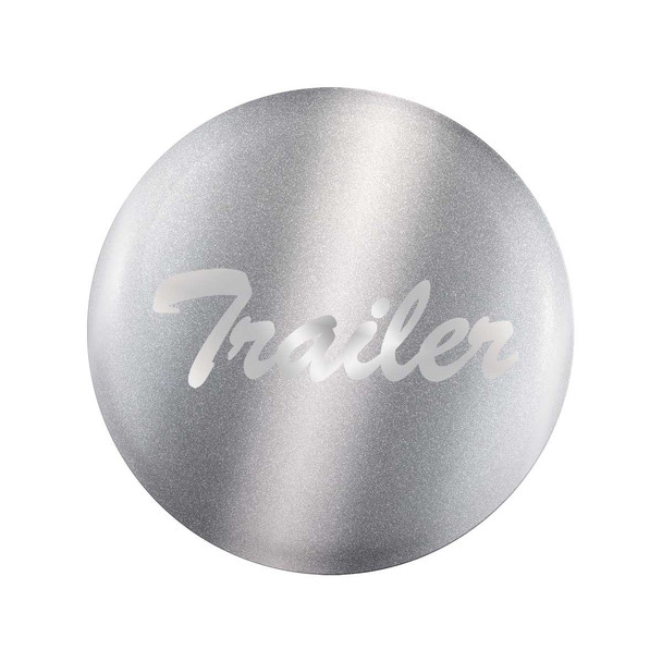 "Trailer" Glossy Air Valve Knob Candy Color Sticker - Liquid Silver