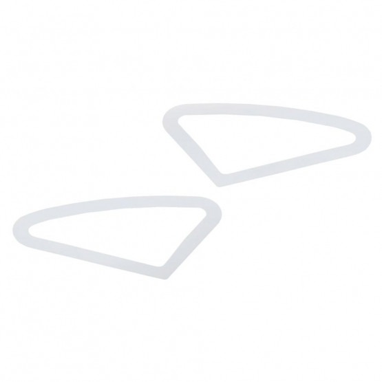 Stainless 2007-2017 Kenworth T660 Fender Light Trim