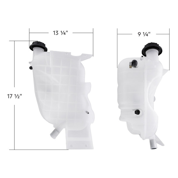 Pressurized Coolant Reservoir & Coolant Level Sensor For 2002-2017 International Durastar
