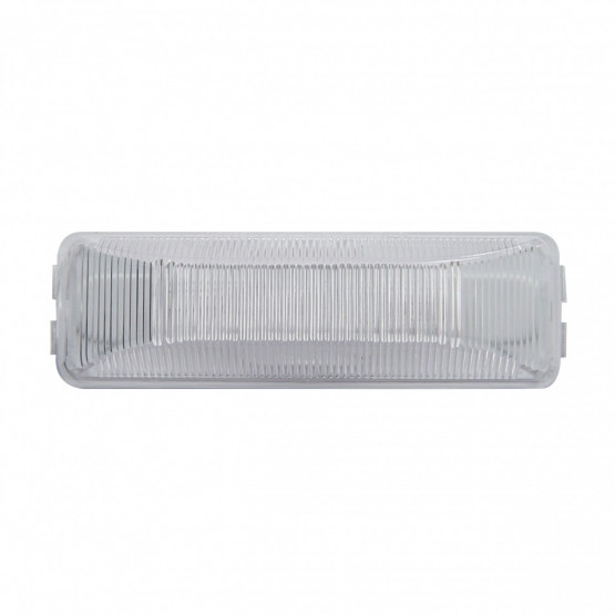 Incandescent Rectangular Fender Mount Utility Light - Clear Lens