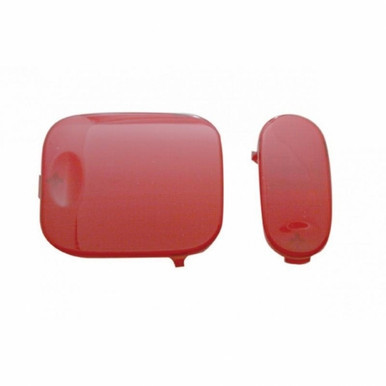 41988-UP Dome Light Lens 2-Piece Set For 2006+ Freightliner Columbia And Coronado - Red