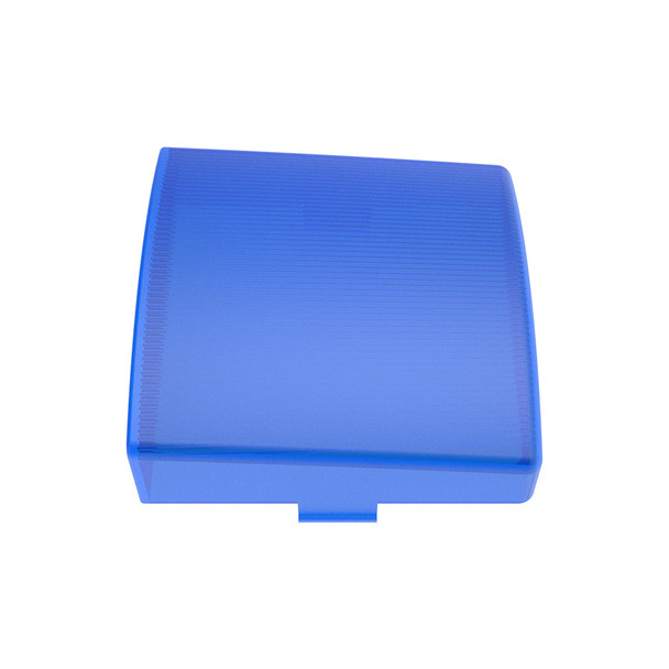 3" X 3" Square Dome Light Lens - Blue