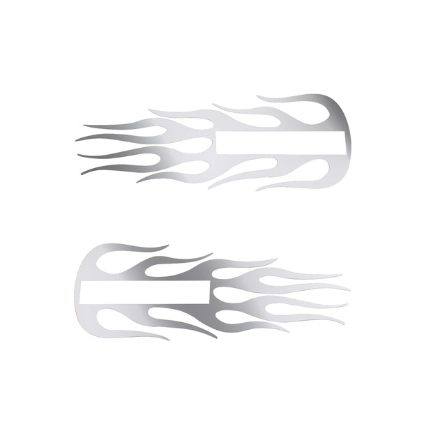 Stainless Hood Emblem Accent Flame For All Kenworth Models