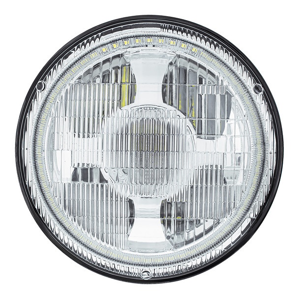 ULTRALIT - High Power LED 7" Projection Light With Dual Color LED Halo & Classic Style Lens