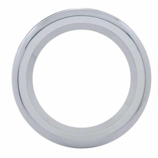 Chrome Twist-On Light Bezel For 4" Round Light Grommet